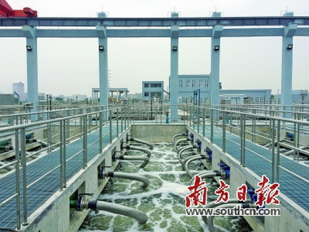 潮南区陈店镇污水处理厂采用先进的膜法处理工艺