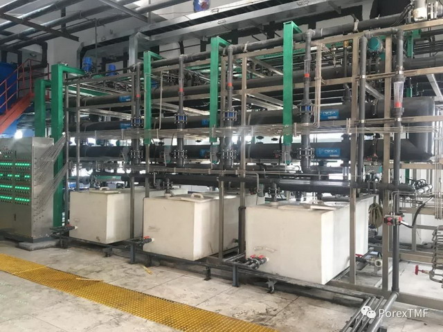 POREX管式膜在火电厂湿法烟气脱硫废水零排放系统运用
