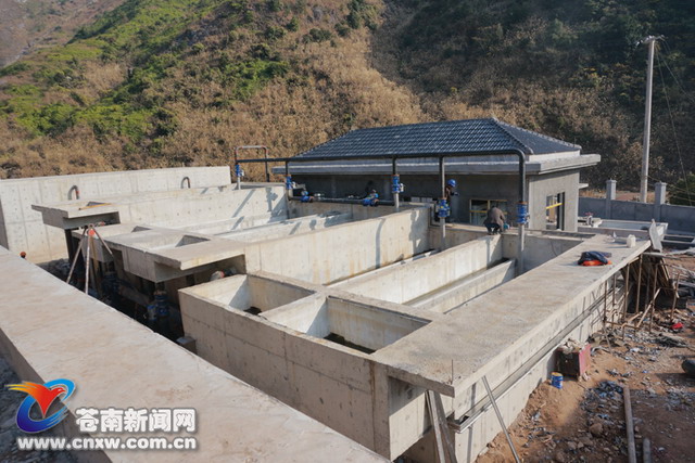 采用生物膜滤池工艺苍南县矾山污水处理厂已建成通水