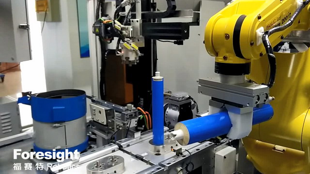 运用6轴工业机器人的全自动滤芯生产线