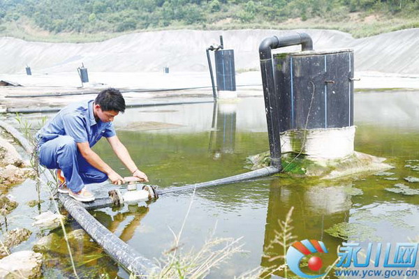 重庆市环保督察组检查永川区城市生活垃圾渗滤液设施