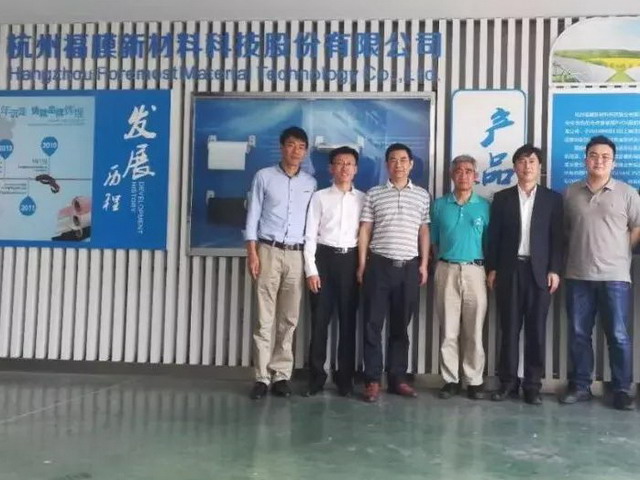 考察杭州福膜科技江西施尘产品未来主打PVDF水处理膜