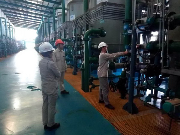 中煤榆林为青海大美煤业培训水处理岗位人员接受考核