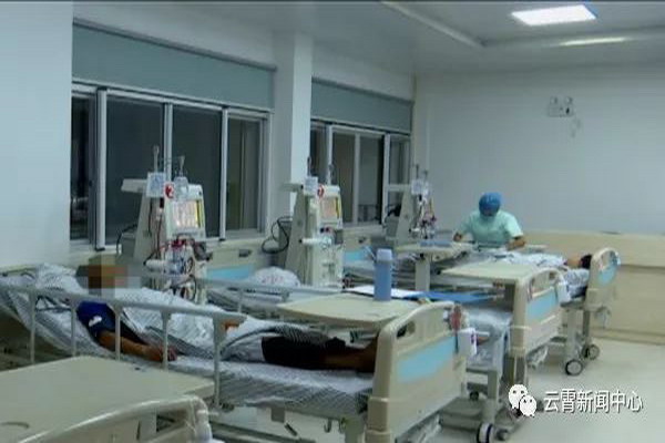 引进透析设备福建云霄县中医院血液净化中心正式投用