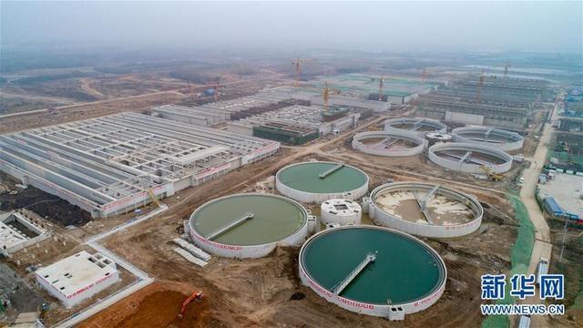 一次性建成规模最大武汉北湖污水处理厂主体工程完工