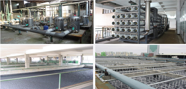 福建凤竹纺织建有日处理8000吨反渗透膜中水回用设施