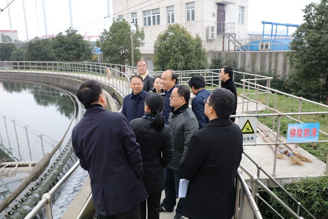 全国节水办巡视员一行考察宁波北仑区再生水利用工作