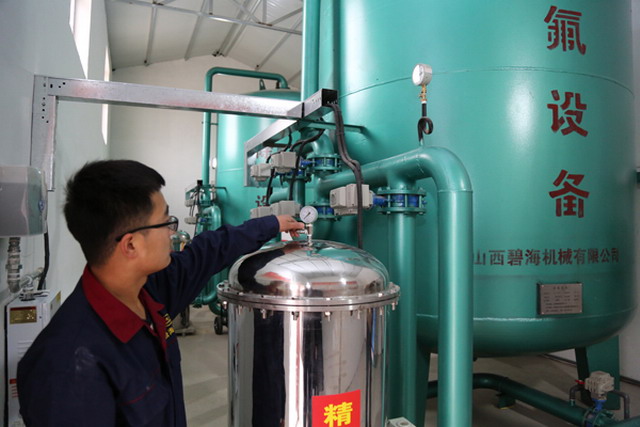 山西阳高县投建净化水设备实施供水水质除氟改水工程