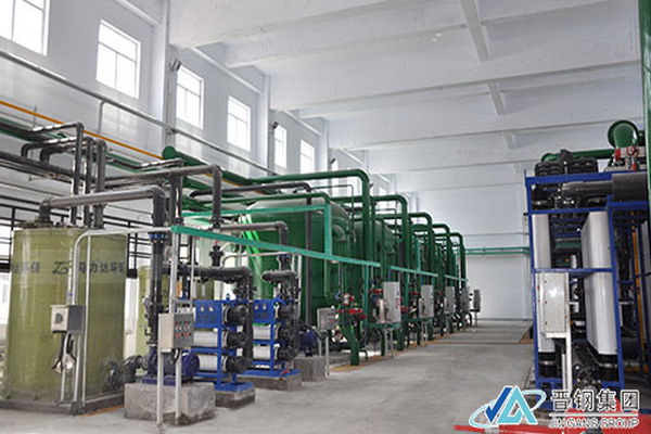 晋钢智造科技产业园污水处理厂竣工并正式投产试运行