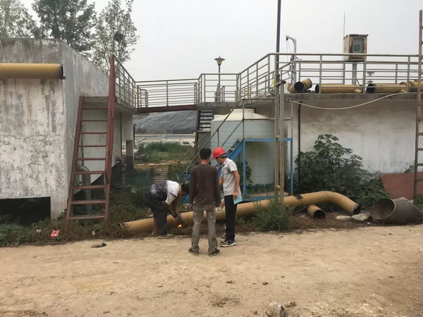 河南新乡市生活垃圾处理场渗滤液处理项目正抓紧施工