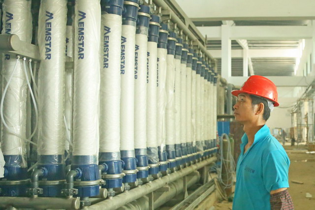 广州北部水厂国内最大超滤膜车间本月底将通水试运行
