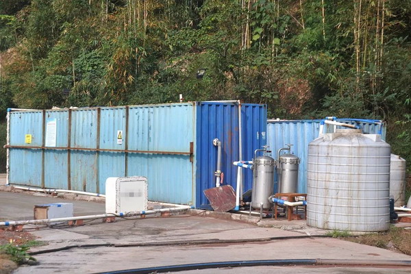 赤水市垃圾处理厂已立行立改渗滤液处理临时租用设备