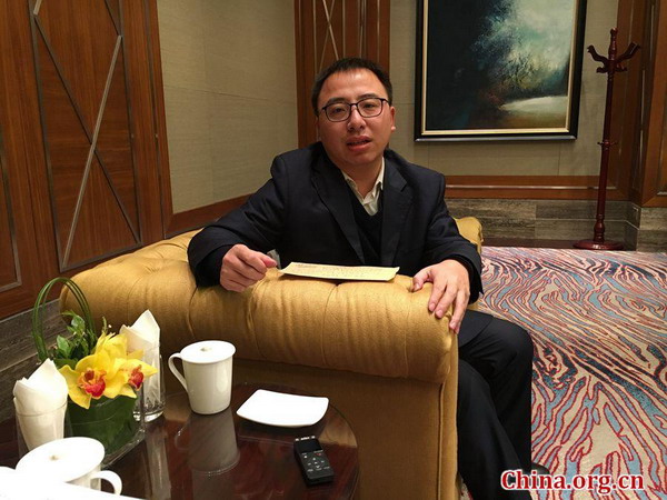 12月19日，重庆大学博士后赵子龙接受中国网记者专访