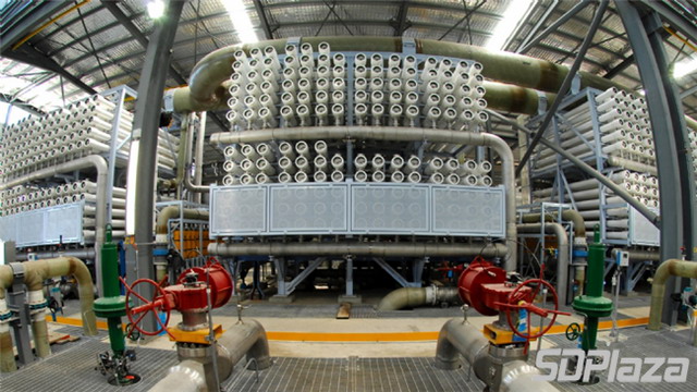 陶氏化学位于西班牙塔拉戈纳的石油化工厂水回收系统RO装置