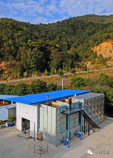 海南立昇为广州花都区梯面镇新建起一座超滤膜供水厂