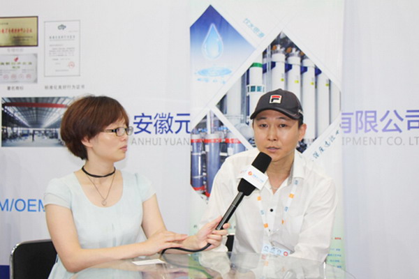 科氏(北京)滤膜科技有限公司技术部经理高磊先生接受慧聪水工业采访
