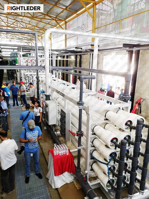 委内瑞拉水利部部长视察由莱特莱德承建的海水淡化厂