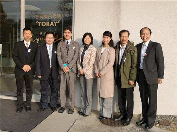 深入东丽实验室考察水处理膜广西科技代表团出访日本