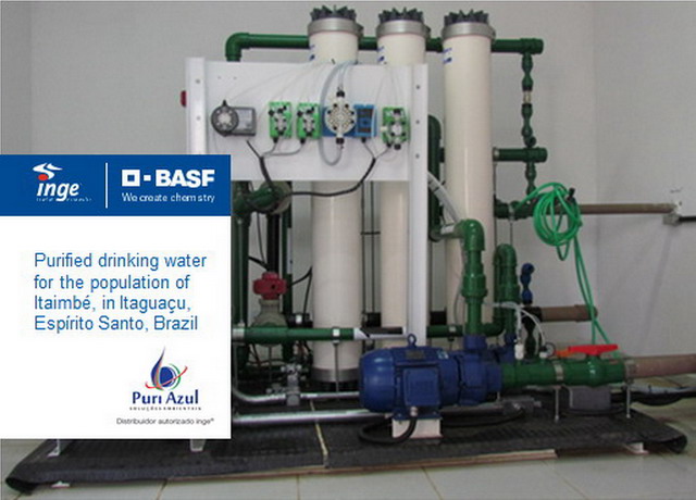 配备滢格多孔超滤膜的新型饮用水装置成功应用到巴西