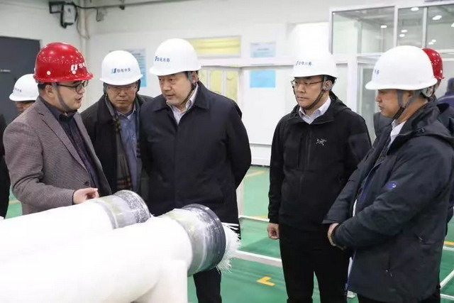 华电集团副总经理王宏志到天津调研华电水务超滤膜厂